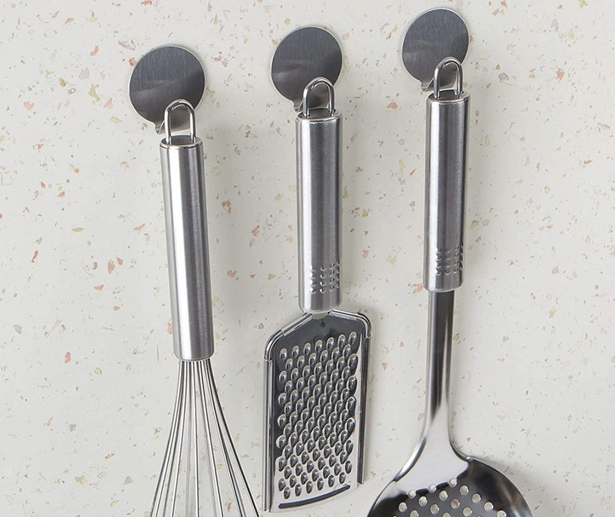 Set 4 agataori autoadezive din inox [5]