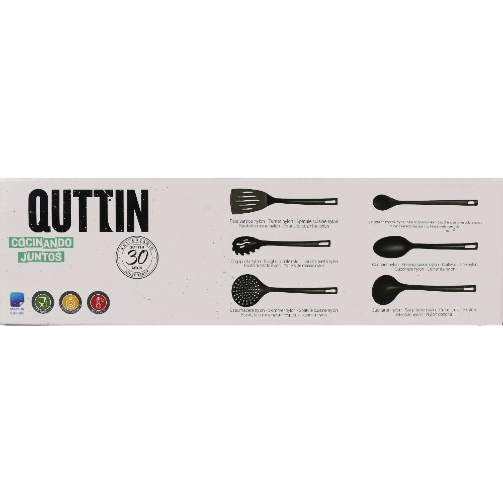 Set 6 ustensile de bucatarie din nylon rezistent la caldura [9]