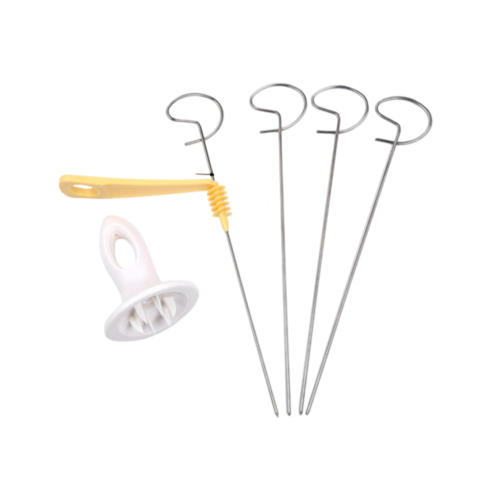 Set spiralat legume cu 4 tije din inox [3]