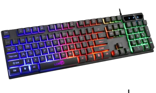 Tastatura gaming cu iluminare LED si cablu USB [2]