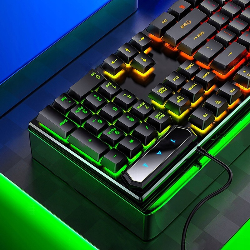Tastatura gaming cu iluminare LED si cablu USB [3]