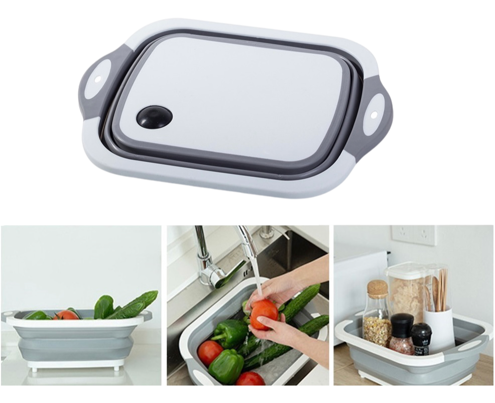 Tocator multifunctional pliabil 3 in 1 pentru alimente [5]
