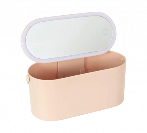 Oglinda iluminata led si cutie portabila pentru cosmetice [1]