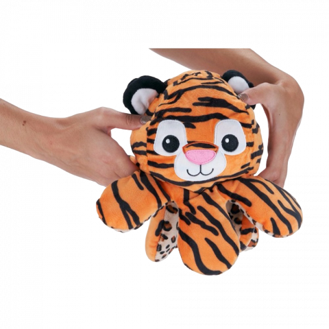 Jucarie de plus reversibila tigru – jaguar 30 cm [1]