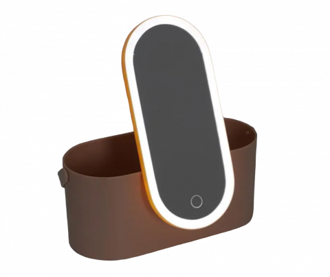 Oglinda iluminata led si cutie portabila pentru cosmetice [3]