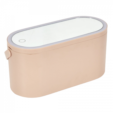 Oglinda iluminata led si cutie portabila pentru cosmetice [2]