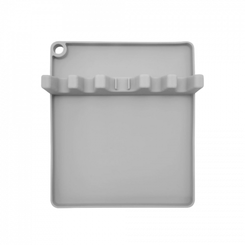 Accesorii bucătărie - Suport din silicon pentru ustensile de bucatarie cu tavita de colectare