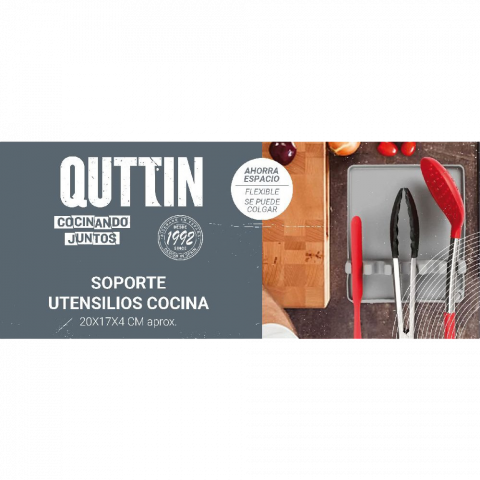 Suport din silicon pentru ustensile de bucatarie cu tavita de colectare [3]