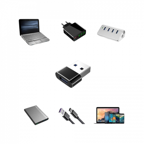 Adaptor otg Usb-A - Usb-C [4]