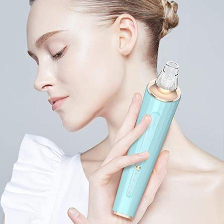 Aspirator vacuum facial pentru curatarea tenului cu 4 capete si incarcare usb [4]