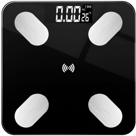 Îngrijire personală - Cantar corporal smart 17 in 1 cu bluetooth si afisaj electronic