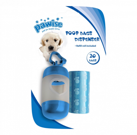 Dispenser cu 2 x 20 pungi pentru plimbare caini [2]