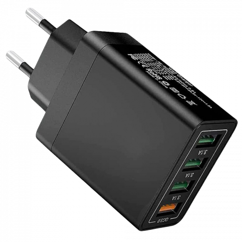 Incarcator fast charge cu 4 mufe usb [1]