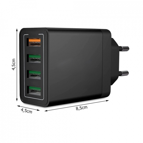 Incarcator fast charge cu 4 mufe usb [4]
