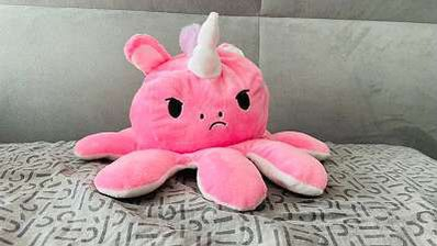 Jucarie de plus reversibila caracatita – unicorn 30cm [4]