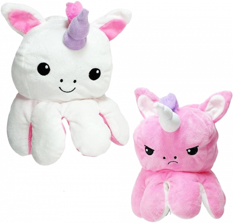 Jucarie de plus reversibila caracatita – unicorn 30cm [1]