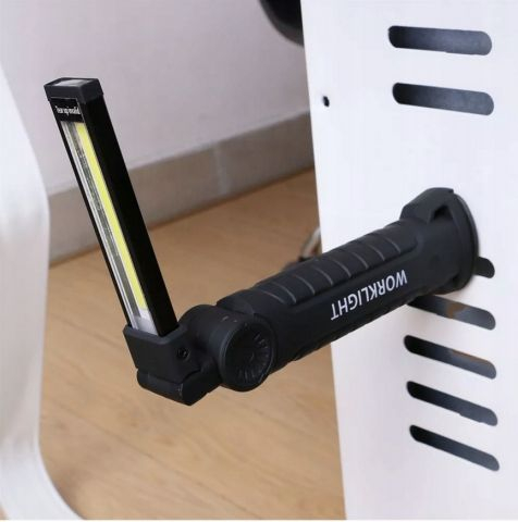 Lanterna LED pliabila, 5 moduri de iluminare, cu magnet, incarcare USB si rotatie 360° [3]