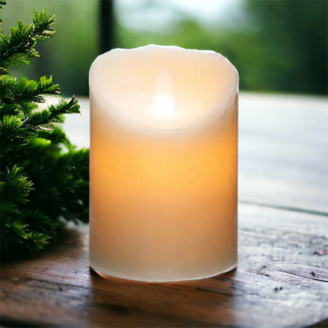 Lumanare decorativa led pe baterii, inaltime 10 cm [2]