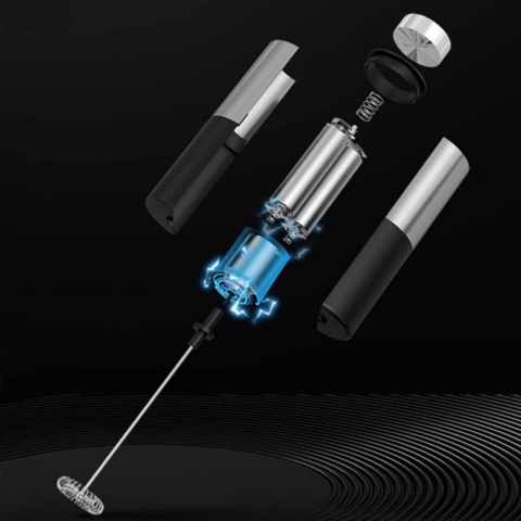Mixer cu baterii pentru spumarea laptelui [8]