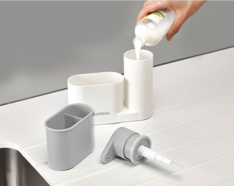 Organizator pentru chiuveta cu dispenser detergent [2]