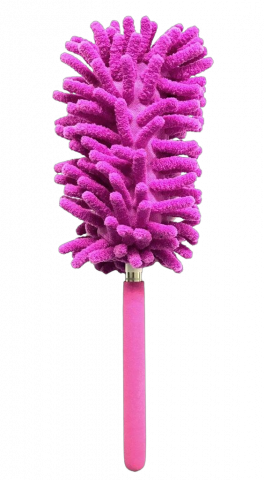 Pamatuf microfibra pentru praf cu maner telescopic, mov [3]