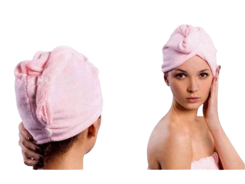 Prosop stil turban pentru uscarea parului [4]