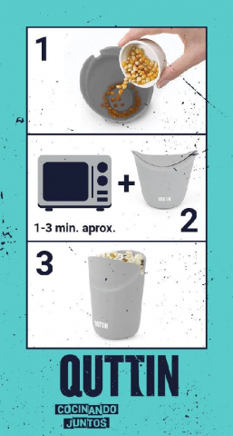 Recipient de popcorn pentru cuptorul cu microunde [4]