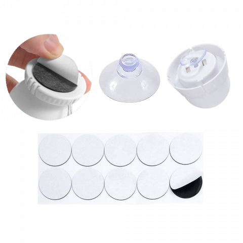Set 10 becuri led pentru oglinda cu dimmer, prindere cu ventuze sau adeziv, 3 nuante de lumina [3]