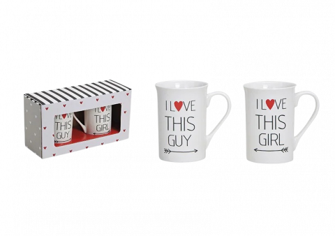 Set 2 cani “I love this girl / guy” pentru el si ea [1]