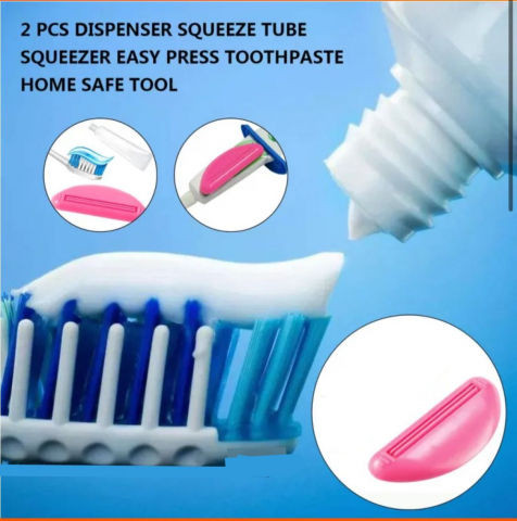Set 2 dispozitive manuale pentru stors tuburi de gel sau pasta de dinti [5]