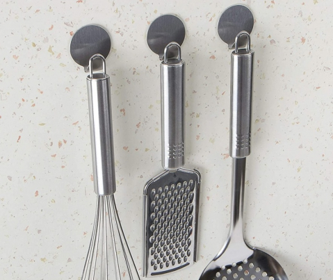 Set 4 agataori autoadezive din inox [4]