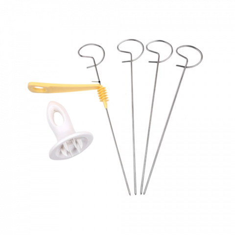 Set spiralat legume cu 4 tije din inox [2]