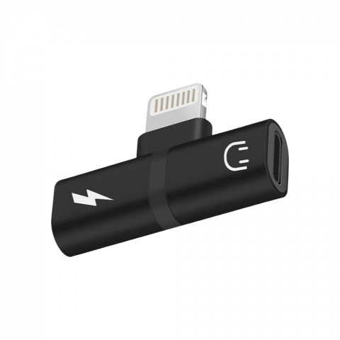 Electronice și led - Splitter iphone / ipad cu adaptor casti si incarcare