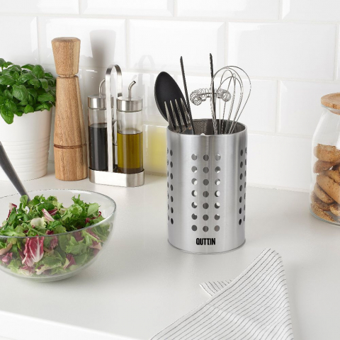 Suport organizator din inox pentru ustensile de bucatarie [3]