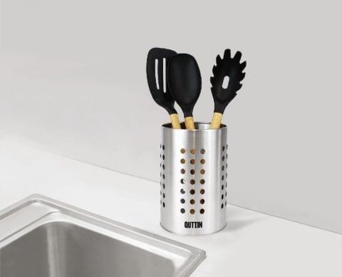 Suport organizator din inox pentru ustensile de bucatarie [2]