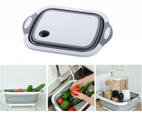 Tocator multifunctional pliabil 3 in 1 pentru alimente [4]