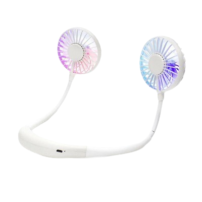 Ventilator portabil pentru gat cu led si incarcare usb [2]