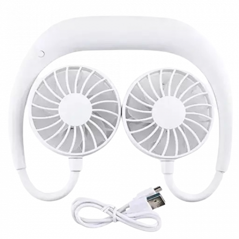 Ventilator portabil pentru gat cu led si incarcare usb [1]