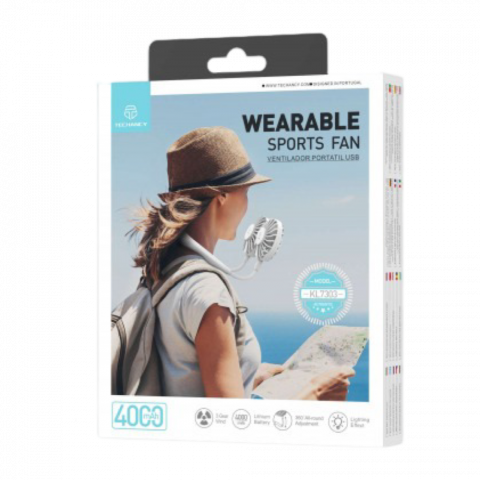 Ventilator portabil pentru gat cu led si incarcare usb [3]