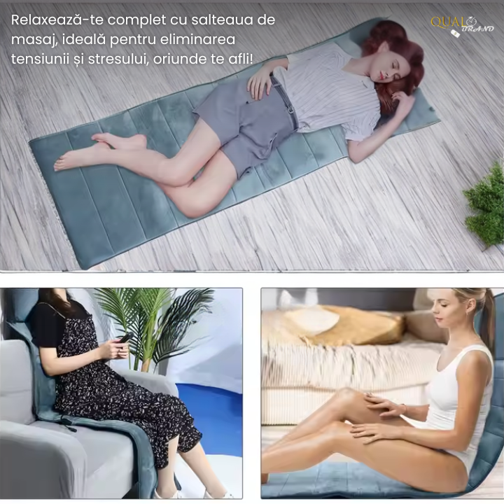 Saltea Masaj Shiatsu QUAL BRAND® - 7 Motoare, Pliabila, Relaxare si Terapie [3]