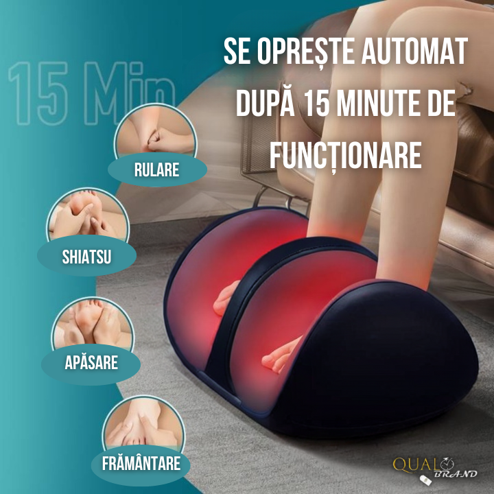 Aparat de Masaj Picioare Qual Brand®, 3 Moduri de Masaj [4]