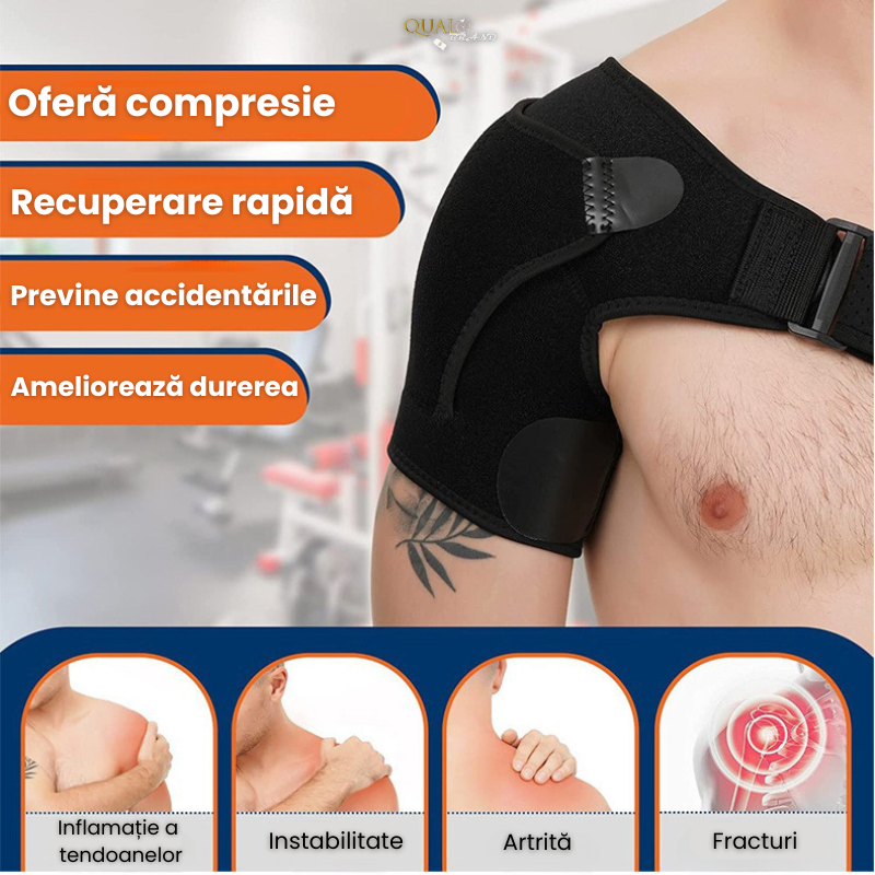 Orteza Umar, Presiune Reglabila, Suport eficient, Anti-Dureri, Material Rezistent, Sustinere articulatie, Neagra [5]