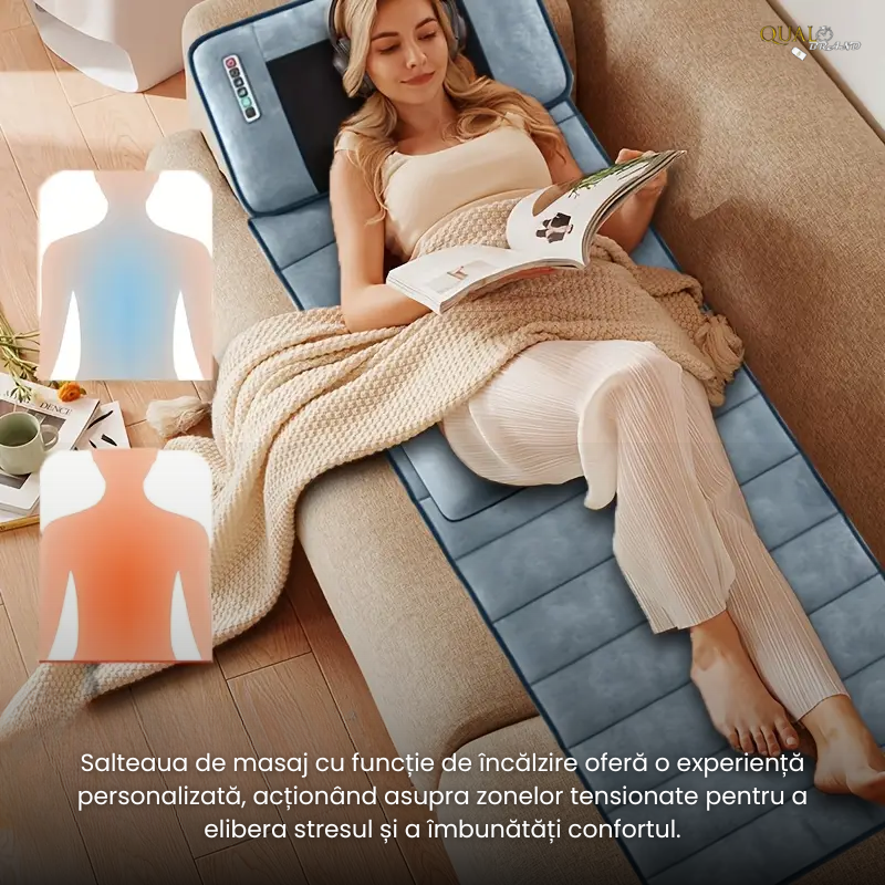Saltea Masaj Shiatsu QUAL BRAND® – Relaxare, Încălzire și Terapie pentru Spate [4]