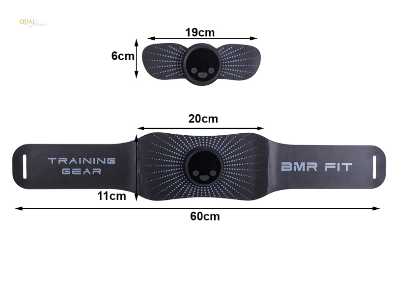 Set Aparat Fitness EMS QUAL BRAND®, Pachet cu Centura Abdominala, 3 telecomenzi, 2 Benzi EMS pentru picioare/ maini, 6 Programe, 9 Trepte de Intensitate, Tonifiere si Slabire Eficienta [5]