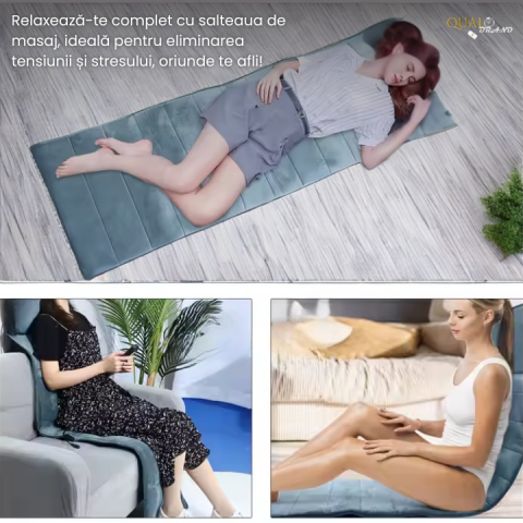 Saltea Masaj Shiatsu QUAL BRAND® - 7 Motoare, Pliabila, Relaxare si Terapie [2]