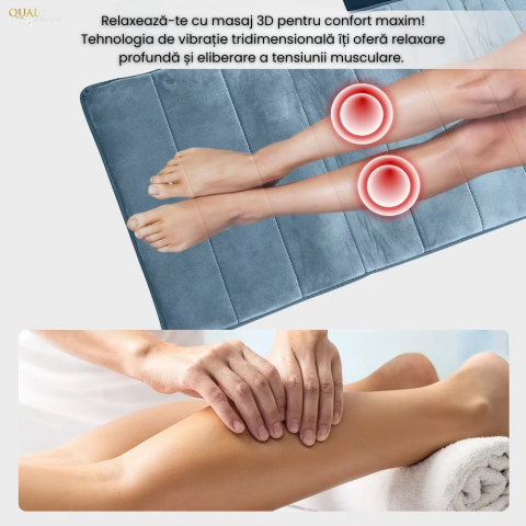 Saltea Masaj Shiatsu QUAL BRAND® - 7 Motoare, Pliabila, Relaxare si Terapie [1]