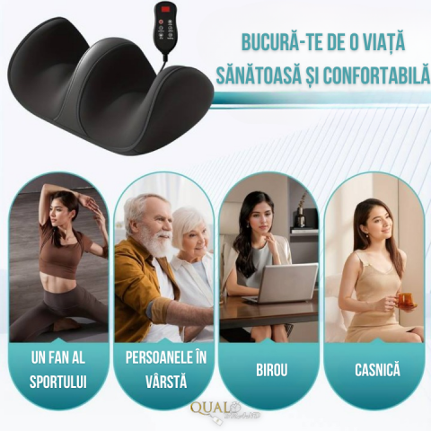 Aparat de Masaj Picioare Qual Brand®, 3 Moduri de Masaj [1]