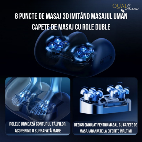 Aparat de Masaj Picioare Qual Brand®, 3 Moduri de Masaj [6]