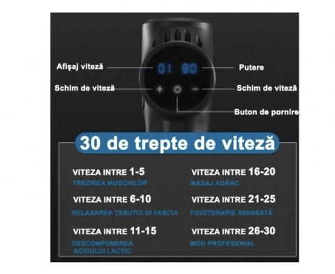 Pistol Masaj Profesional 30 Viteze [2]