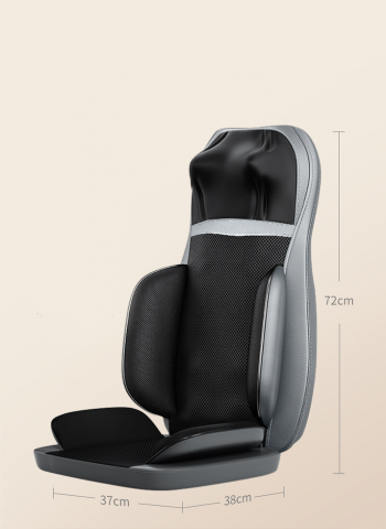 Husa de scaun pentru masaj Shiatsu 2D 3D QUAL BRAND®, cu functie de incalzire si masaj, cu role mobile si presiune, telecomanda inclusa, masare gat, umeri, spate si coapse, pentru relaxare, pentru dur [6]